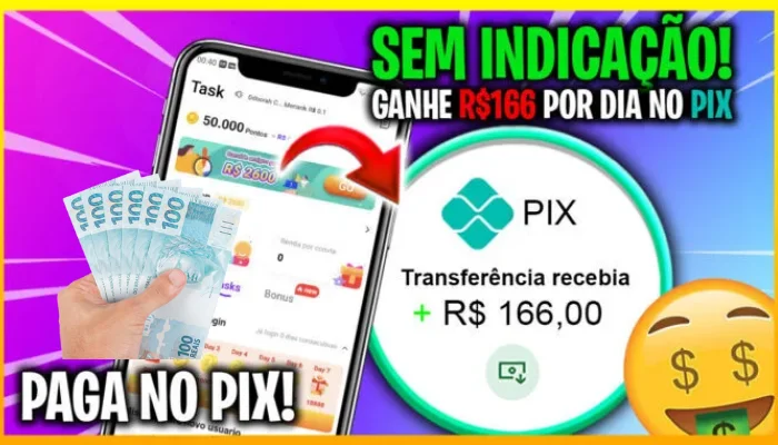 novo aplicativo pagando no pix