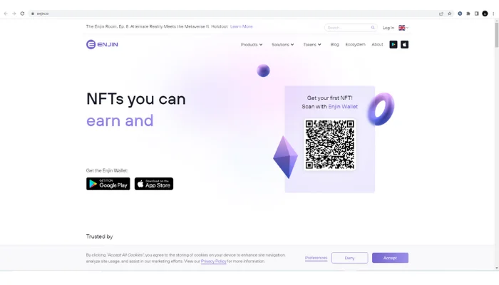 Enjin tem sua própria moeda para o mercado de NFTs tokens