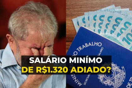 Novo Salário mínimo de R$ 1.320 pode ser adiado, Entenda